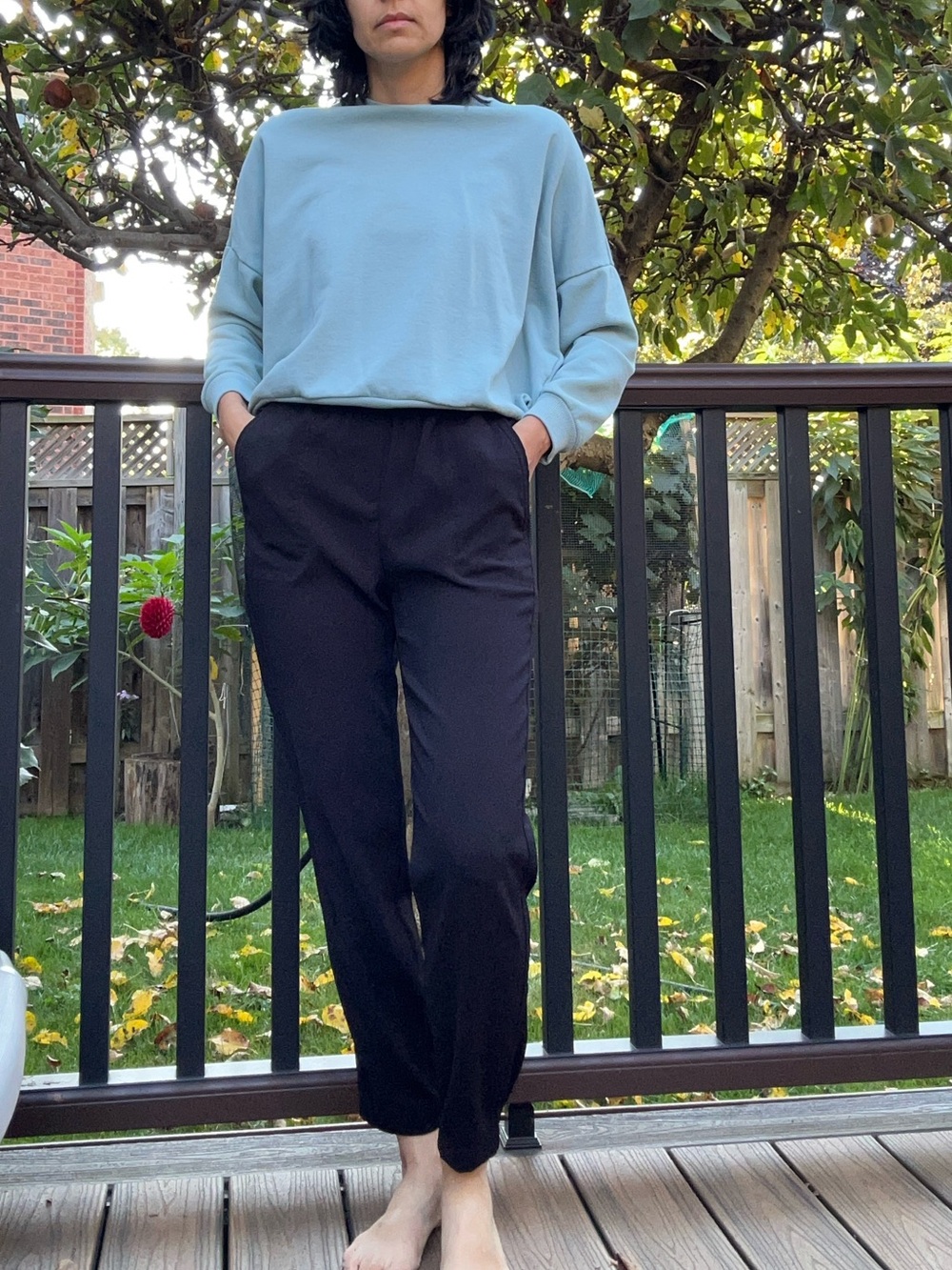 Forever 21 Light Blue Crewneck Sweatshirt - Picture 7 of 7